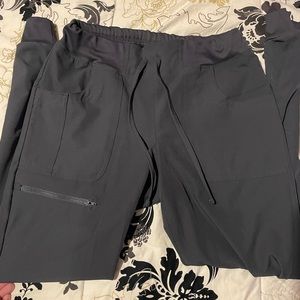 Grey jogger scrubs. Brand new!
